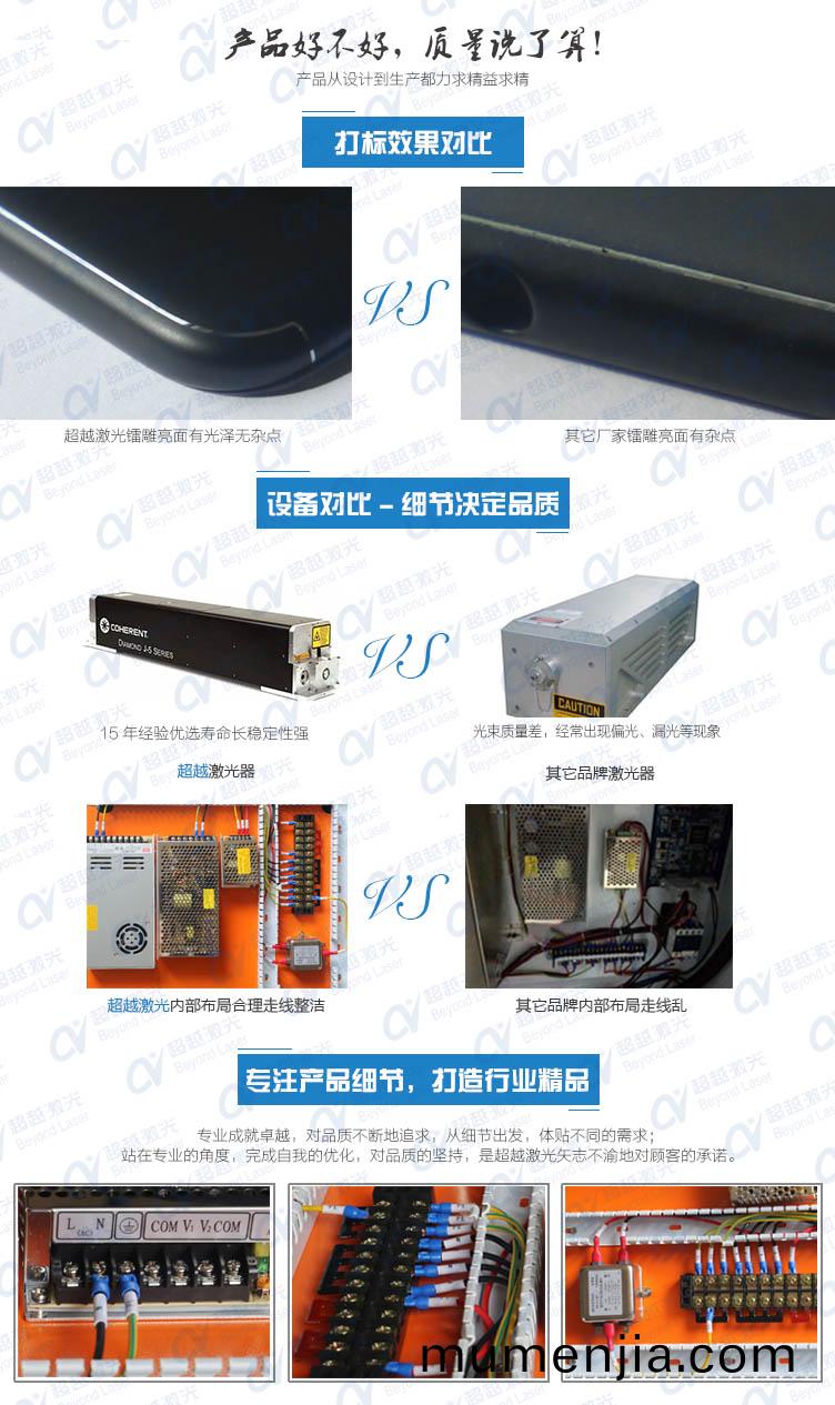 光(guang)啞衕(tong)體(ti)激光(guang)打標(biao)機質量對(dui)比(bi)