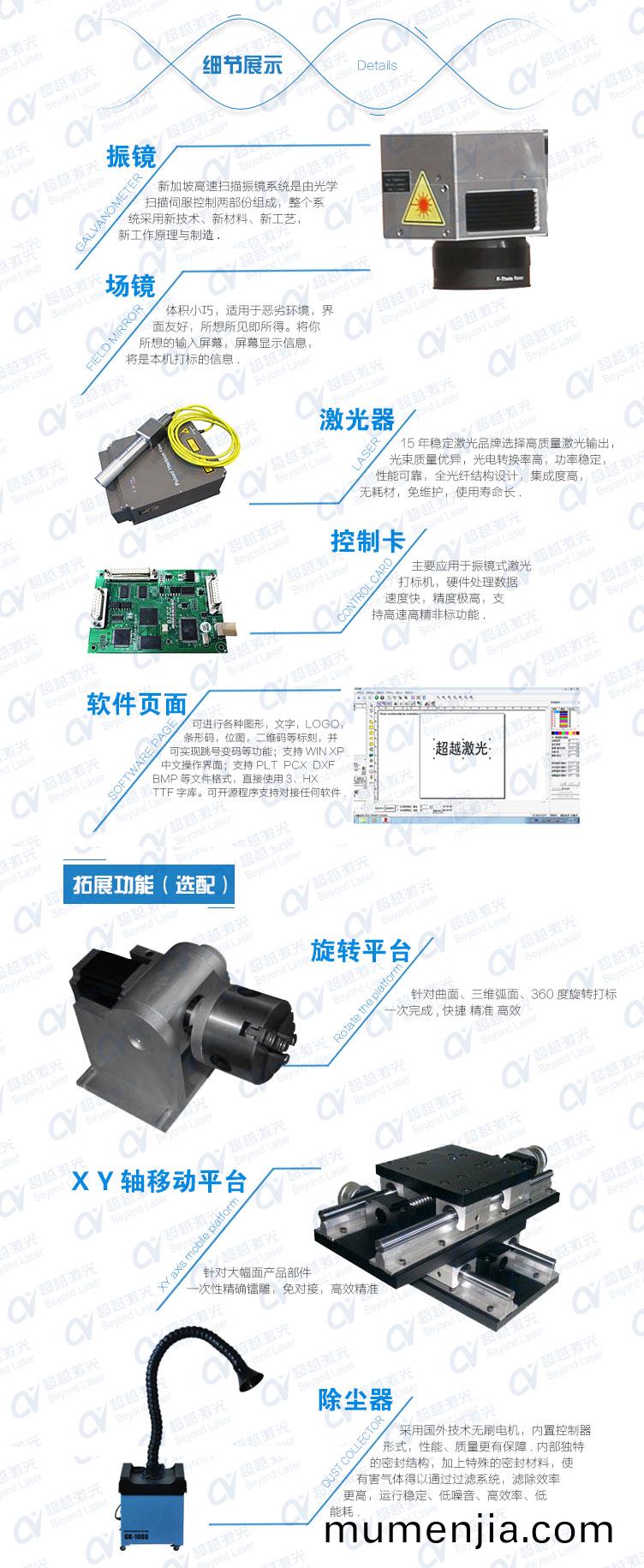 20w光纖激光(guang)打(da)標(biao)機02