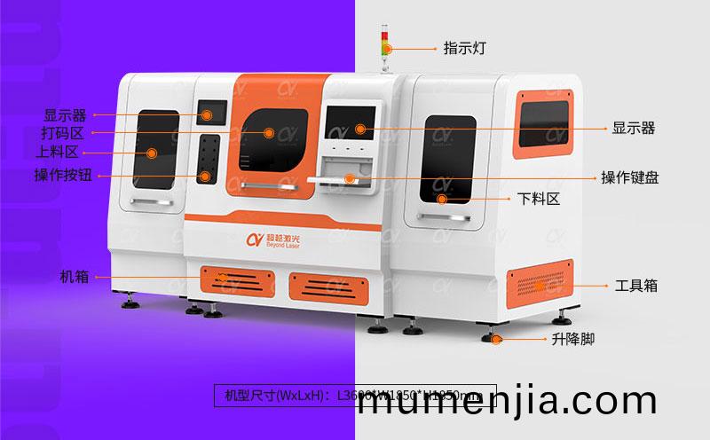 PCB大(da)幅(fu)麵(mian)自動激光打(da)碼(ma)機結構(gou)